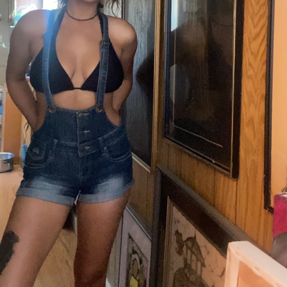 Denim Short overalls